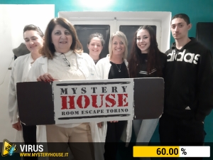 escape room mystery house torino Virus 404