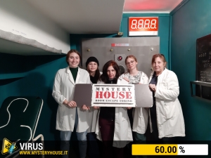 escape room mystery house torino Virus 404