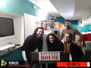 escape room mystery house torino Virus 404