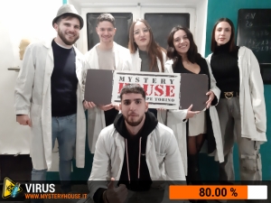 escape room mystery house torino Virus 404