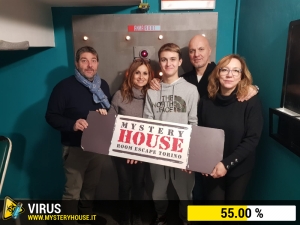 escape room mystery house torino Virus 404