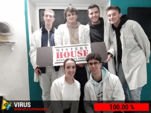 escape room mystery house torino Virus 404