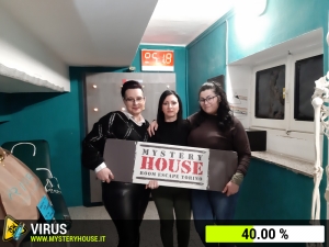 escape room mystery house torino Virus 404