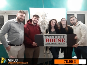 escape room mystery house torino Virus 404