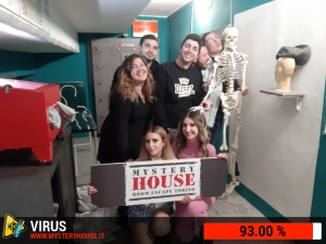 escape room mystery house torino Virus 404