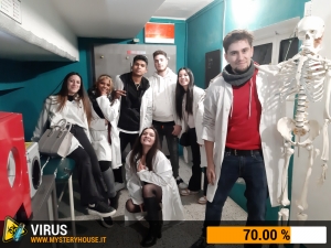 escape room mystery house torino Virus 404