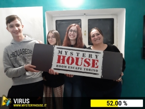 escape room mystery house torino Virus 404