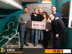 escape room mystery house torino Virus 404