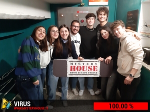 escape room mystery house torino Virus 404