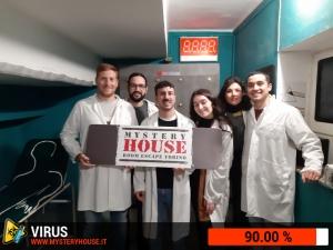 escape room mystery house torino Virus 404