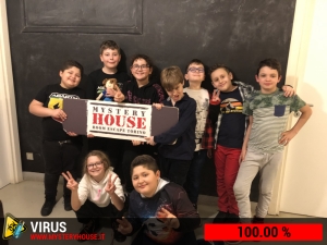 escape room mystery house torino Virus 404