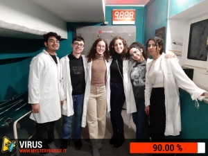 escape room mystery house torino Virus 404