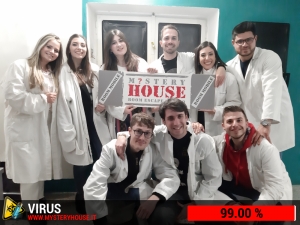 escape room mystery house torino Virus 404