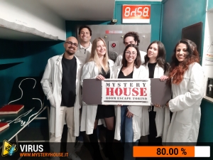 escape room mystery house torino Virus 404