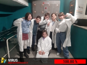 escape room mystery house torino Virus 404