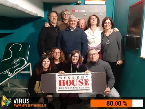 escape room mystery house torino Virus 404