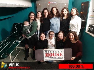 escape room mystery house torino Virus 404