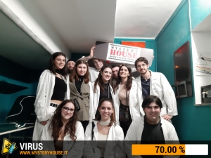 escape room mystery house torino Virus 404