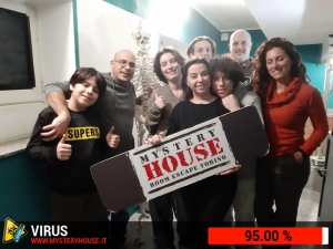 escape room mystery house torino Virus 404