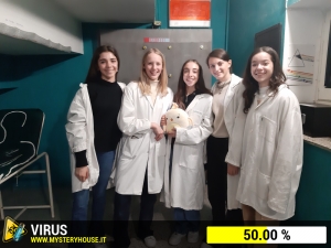 escape room mystery house torino Virus 404