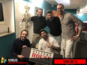 escape room mystery house torino Virus 404