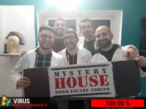 escape room mystery house torino Virus 404