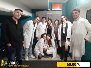 escape room mystery house torino Virus 404