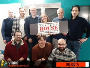 escape room mystery house torino Virus 404