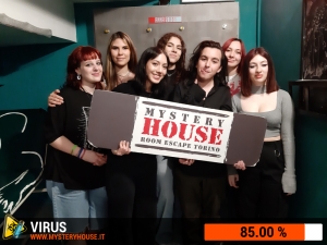 escape room mystery house torino Virus 404