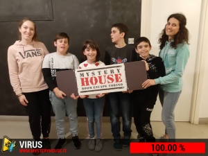 escape room mystery house torino Virus 404