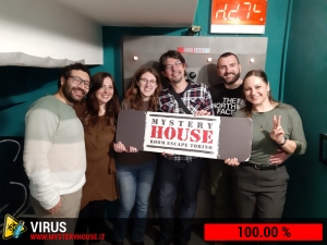 escape room mystery house torino Virus 404