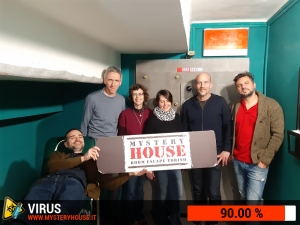 escape room mystery house torino Virus 404