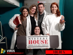 escape room mystery house torino Virus 404