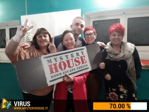 escape room mystery house torino Virus 404