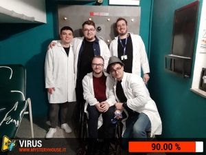 escape room mystery house torino Virus 404