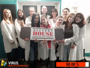 escape room mystery house torino Virus 404