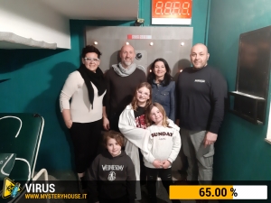 escape room mystery house torino Virus 404