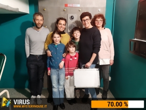 escape room mystery house torino Virus 404