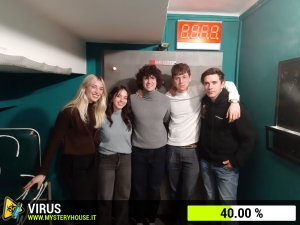 escape room mystery house torino Virus 404