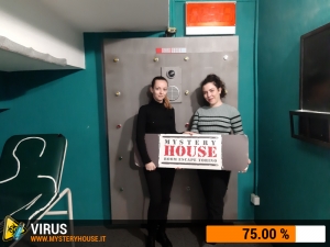 escape room mystery house torino Virus 404