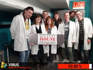 escape room mystery house torino Virus 404