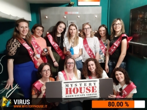 escape room mystery house torino Virus 404