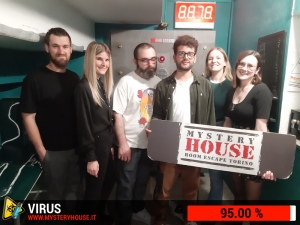 escape room mystery house torino Virus 404