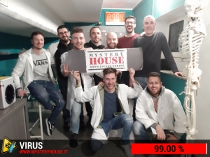 escape room mystery house torino Virus 404