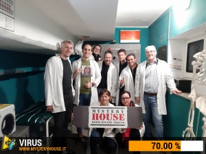 escape room mystery house torino Virus 404