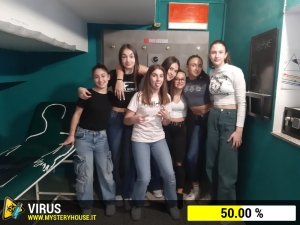 escape room mystery house torino Virus 404