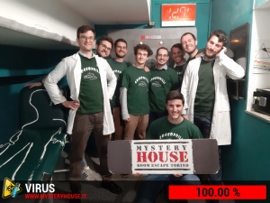 escape room mystery house torino Virus 404