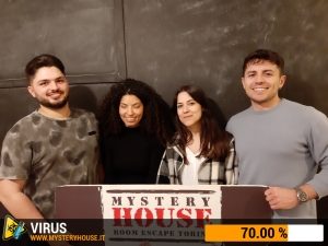 escape room mystery house torino Virus 404