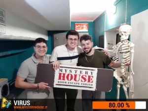 escape room mystery house torino Virus 404