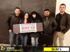 escape room mystery house torino Virus 404